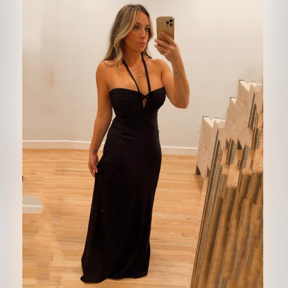 HERVE LEGER Noemi Black Gown